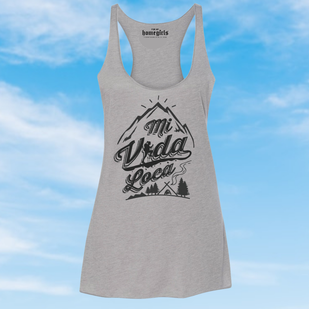 Gray Mi Vida Loca (Women's Racerback Tank)