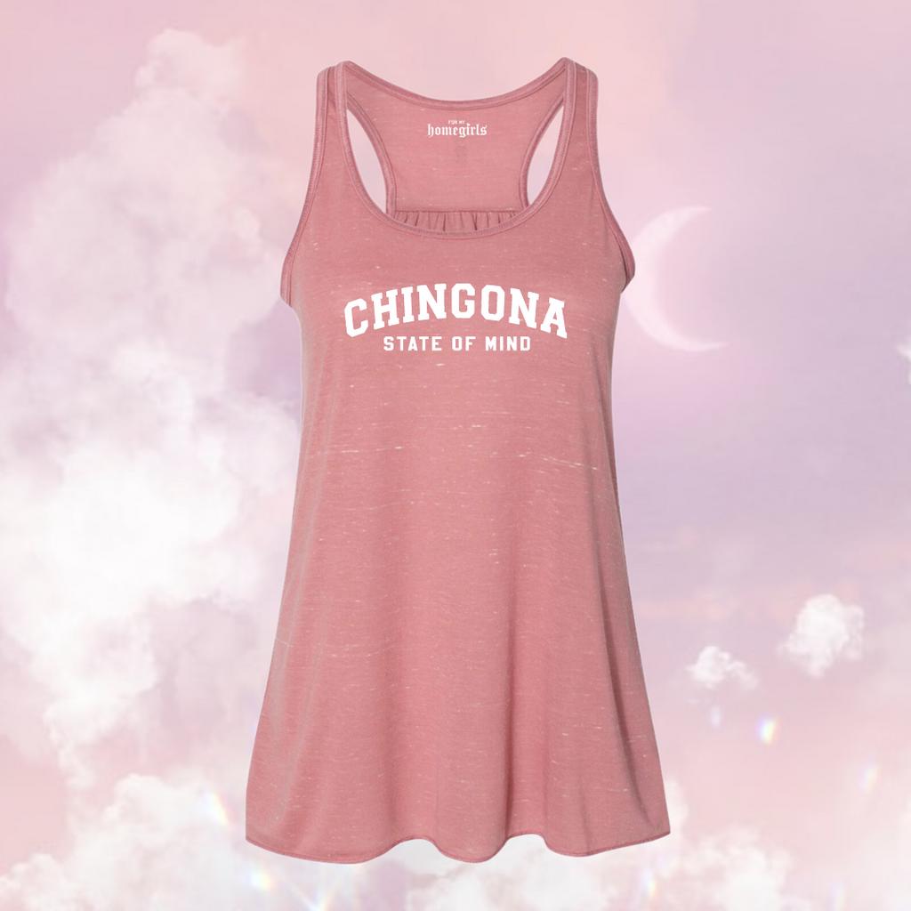Chignona State of Mind (Womens Flowy tank top) - Marble Mauve