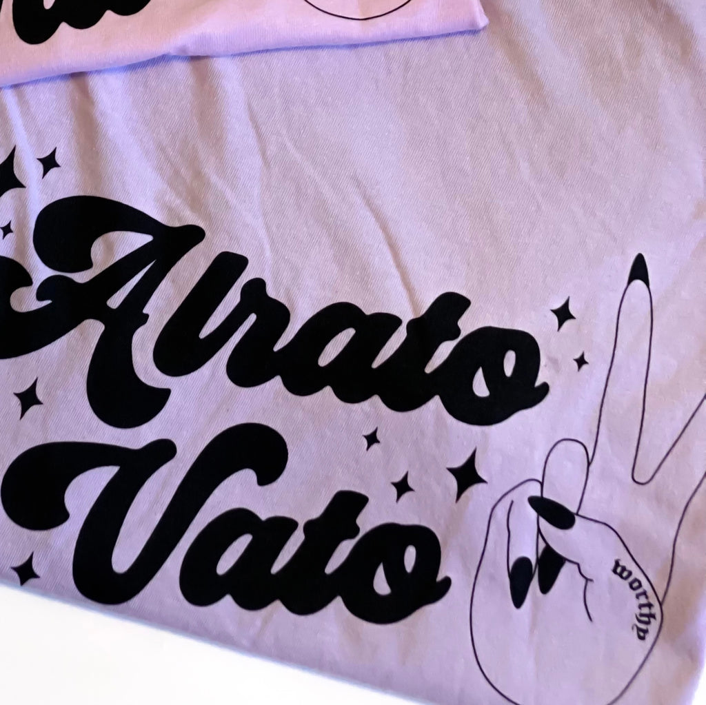 LAVENDER TIE DYE Alrato Vato, I’m worthy (unisex)