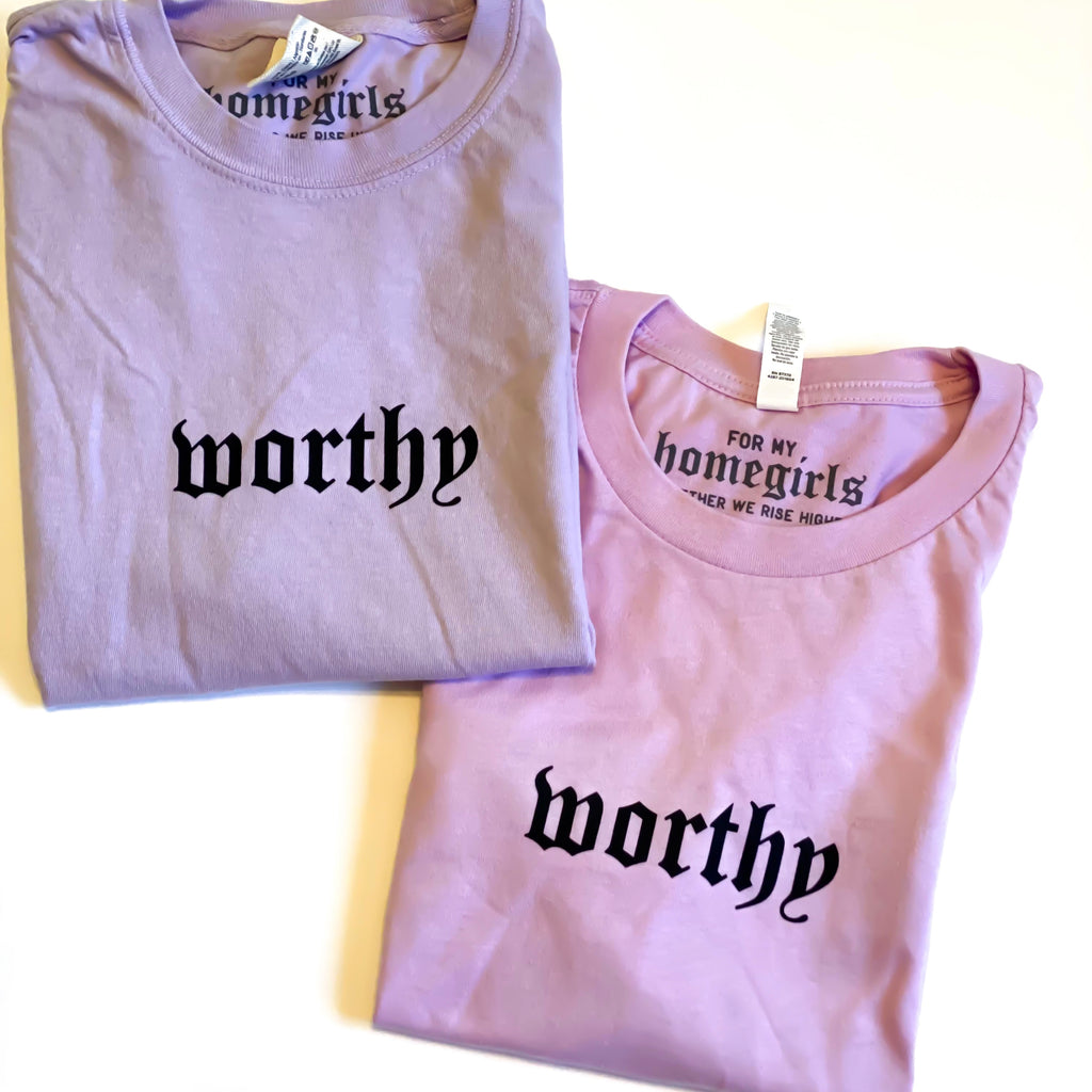 LAVENDER TIE DYE Alrato Vato, I’m worthy (unisex)