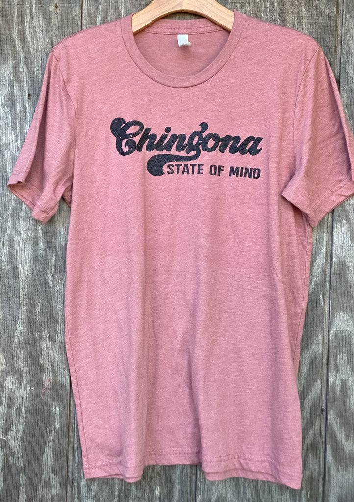 Mauve Chingona state of mind t-shirt (unisex medium)