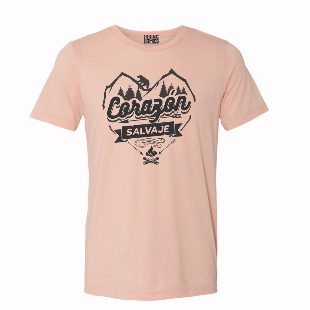 Peach Corazon Salvaje (Unisex T-Shirt)